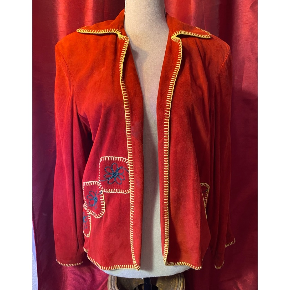 Liz Roberts/Robert Elliot Neiman Marcus Suede Jacket